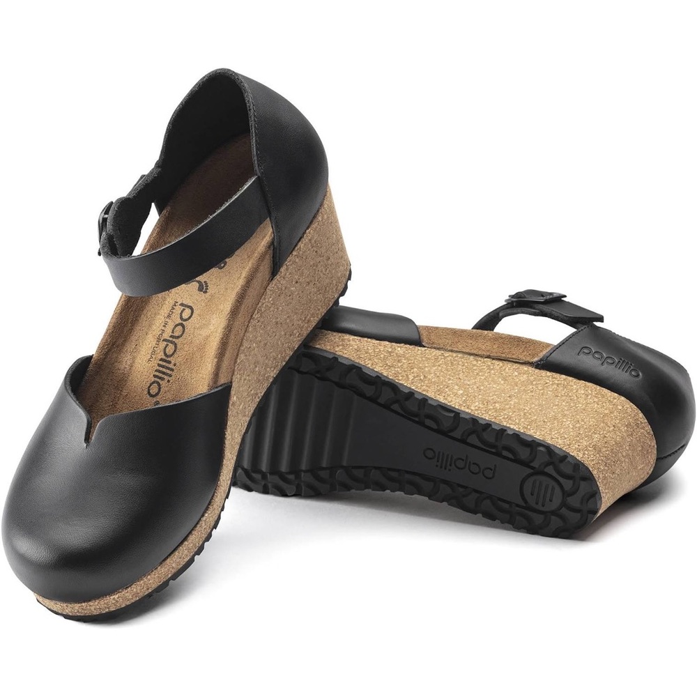 Papillio Women's Black Wedge Shoes